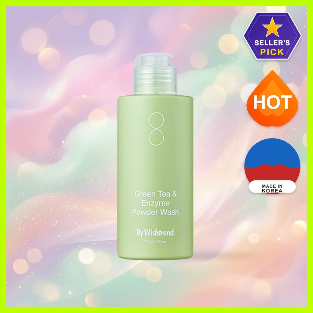 [ByWishtrend] By Wishtrend Green Tea & Enzyme Powder Wash 110 g / Korean Powder Wash / Enzyme Cleans