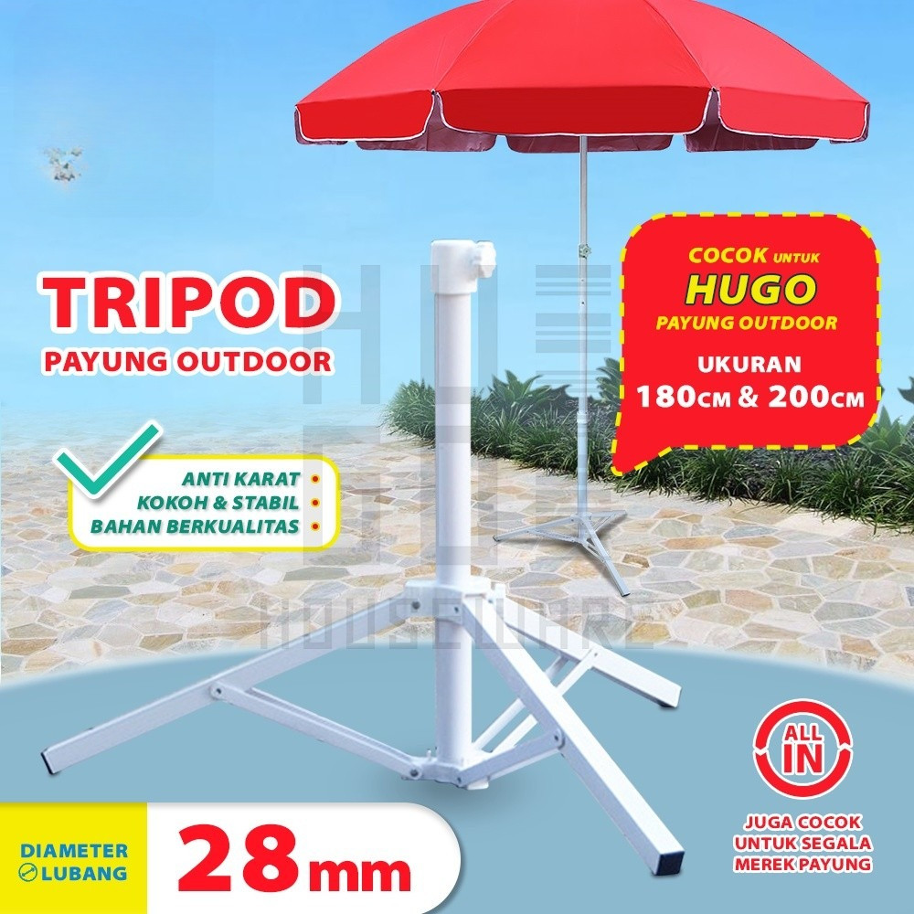 TENDA [SP366] ขาขาตั้งกล้องเส้นผ่านศูนย์กลาง 28 มม. สําหรับรองรับร่มเต็นท์สวนกลางแจ้งชายหาด