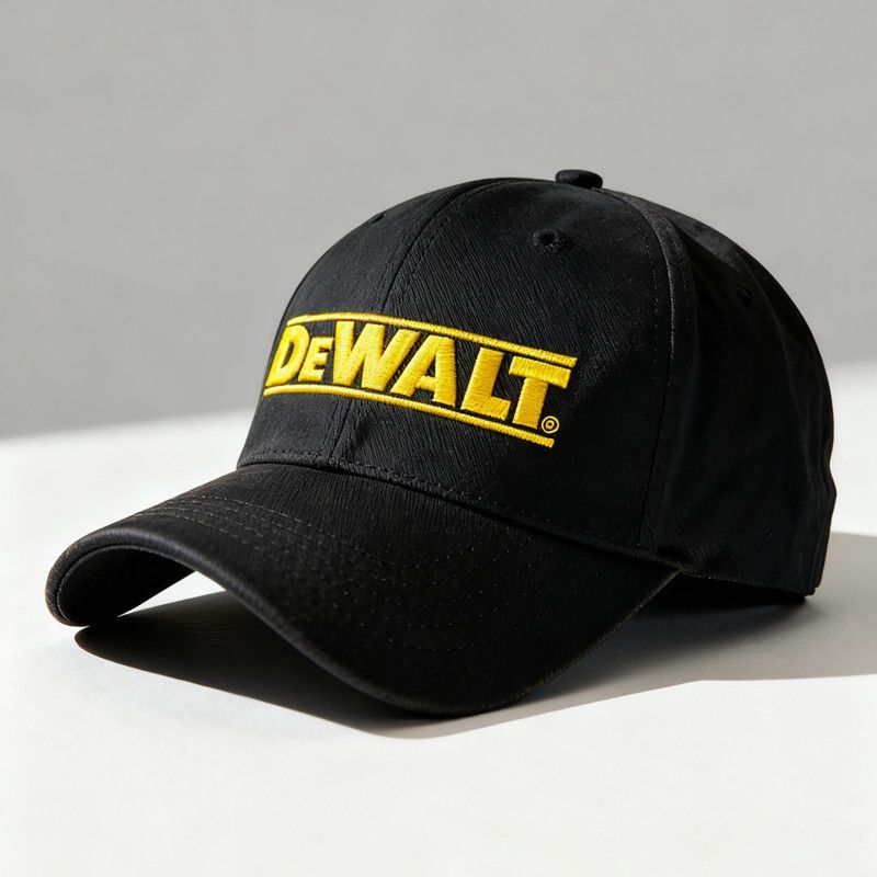 Dewalt baseball cap, embroidered lettering, breathable and sun-protective, repairman's outdoor sun h