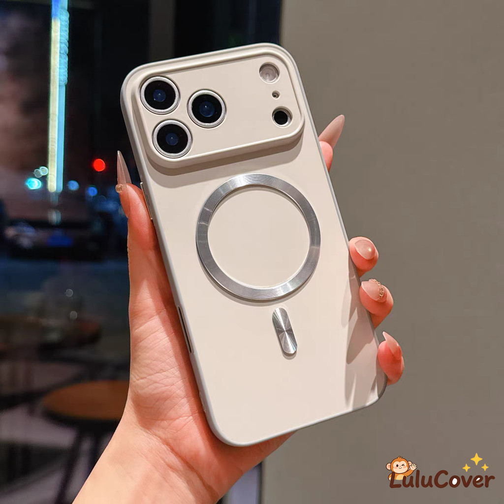 Magnetic Simple สําหรับ Xiaomi 15T 14T Pro Poco C85 C75 C71 C65 5G 4G ความงามน่ารักพรีเมี่ยมหรูหรานุ่มกันกระแทกไร้สายชาร์จกรณี