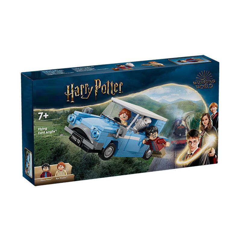 Baltan Hobby HN7X เข้ากันได้กับ Harry Potter 76424 Flying Ford Anglia EH6 บล็อกตัวต่อ