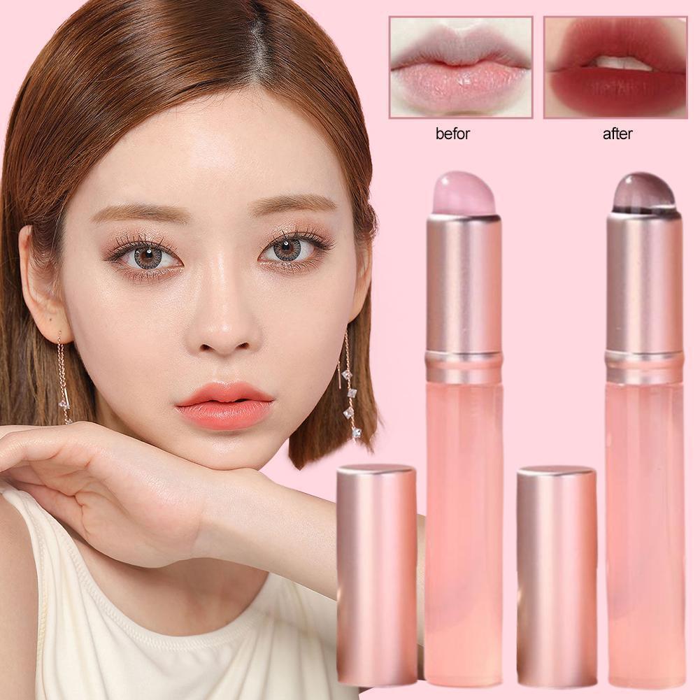 Mini Silicone Lip Brush คอนซีลเลอร์ Brushe พร้อมฝาปิด Lip Mask Applicators Lip Gloss Brush H9b1