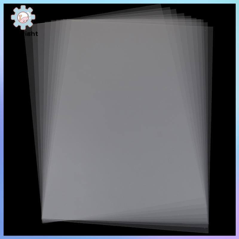 LEFT 10 ชิ้น A4 Inkjet Laser Printing Transparency Film กระดาษถ่ายภาพ PCB Stencils GHT