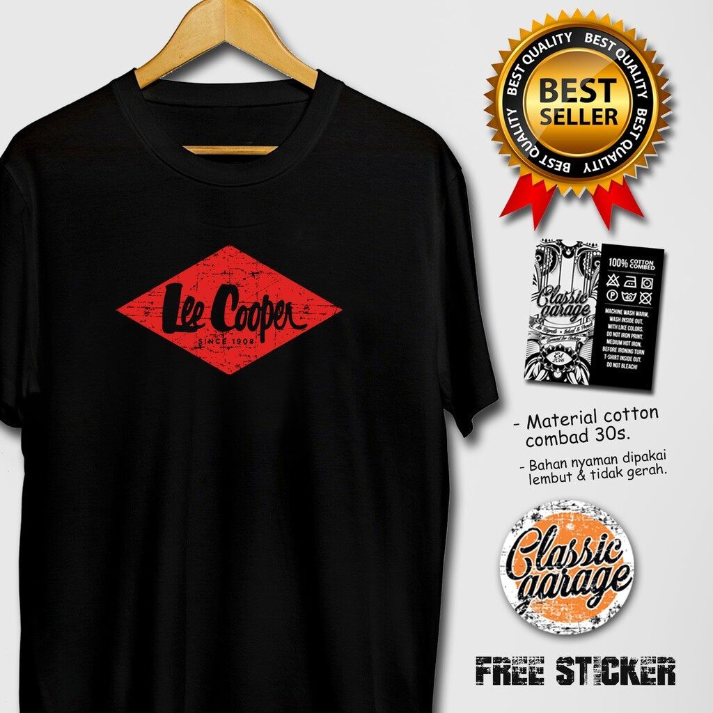 เสื้อยืดคอกลมLee Cooper เสื้อยืด / Lee Cooper เสื้อ / Distro เสื้อ / เสื้อยืด / เสื้อ / ผู้ชาย / ผู้