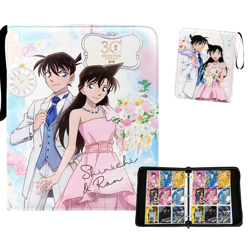ใหม่นักสืบ Conan Conan Card Storage Book Murilan Card Collection Book Kudo Shinichi 30th Anniversary