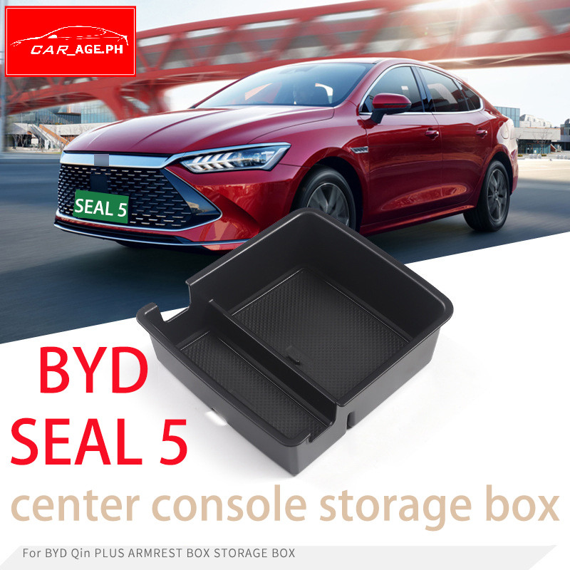 BYD SEAL 5 กล่องเก็บของคอนโซลกลางรถ BYD SEAL 5 DM-i กล่องเก็บของในรถยนต์ อุปกรณ์เสริม