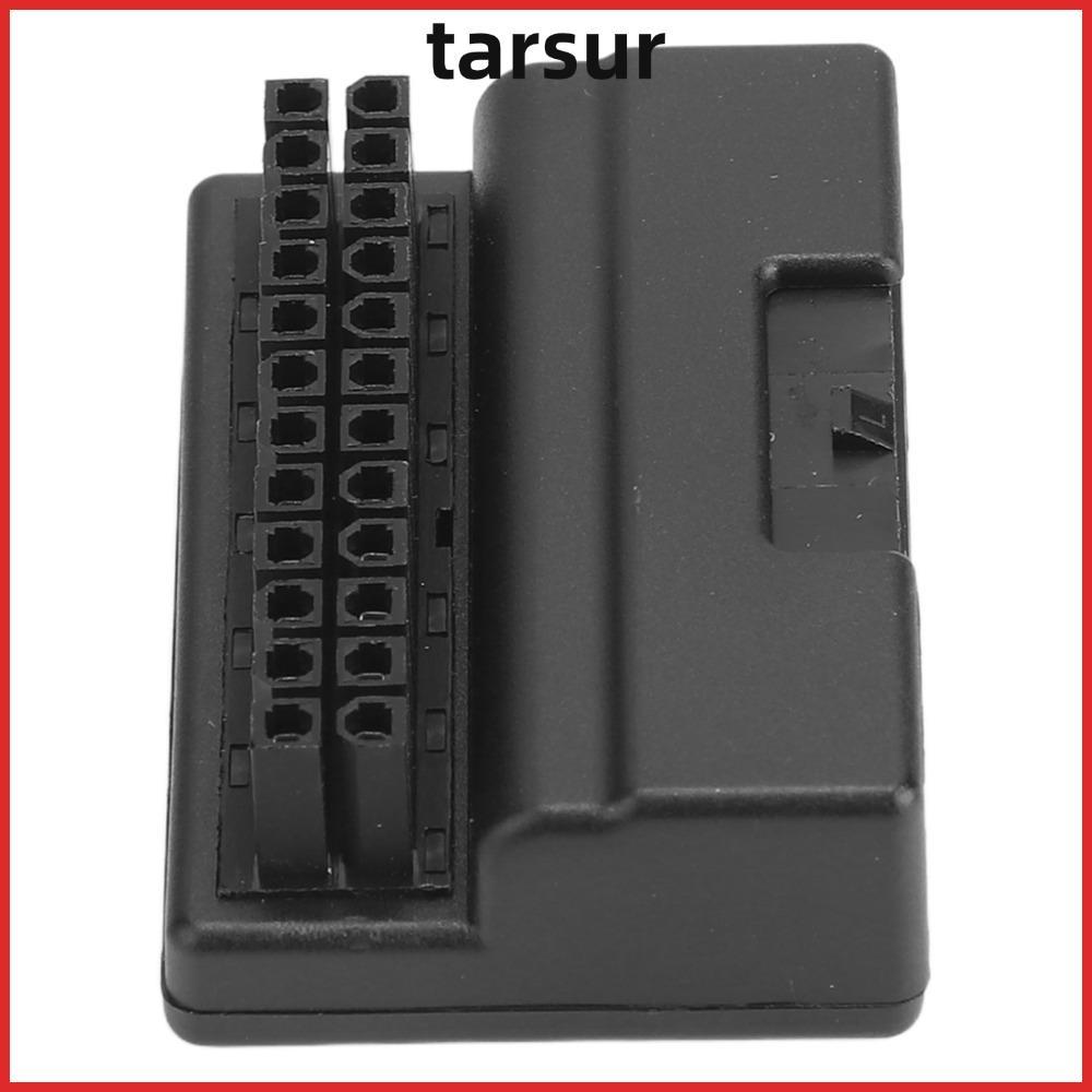 TARSUR ATX 24Pin อะแดปเตอร์,การออกแบบมุมขวา 24Pin 90 องศา,ทนทาน 90 องศาเมนบอร์ด Power Adapter PC Sup