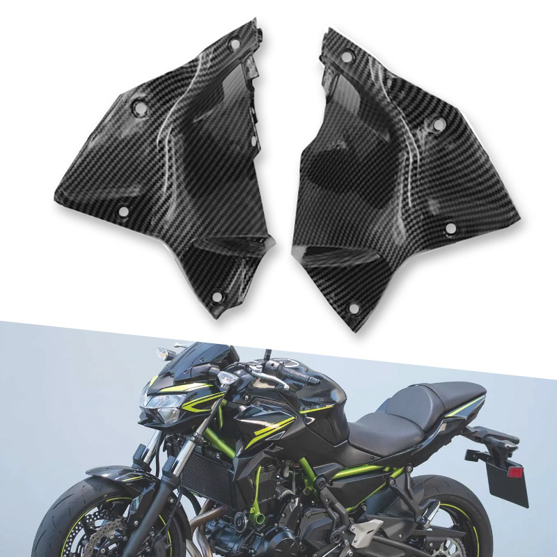 HZ สำหรับคาวาซากิ Z 650 2020-2023 Z-650ด้านหน้าส่วนบนของถังแก๊สฝาครอบด้านข้างแผงตกแต่งภายในแผงด้านข้