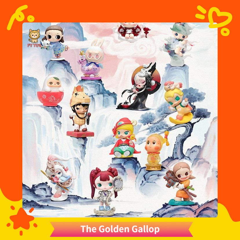 [FY TOY] พร้อมสต็อก MOLLY Golden Gallop Golden Gallop Series รูปรูปรูปรูปรูปกล่องรูปตุ๊กตาของขวัญปีใหม่สินค้าใหม่อินเทรนด์เล่น Healing Figureเดสก์ท็อปตกแต่งกล่องรูปของขวัญTOY ตุ๊กตาศิลปะออกแบบงานฝีมือ คอลเลกชัน (ซ่อน+Di ราคา ถูกที่สุด ดีลบีเคเค แกลเลอรีภาพที่ 6
