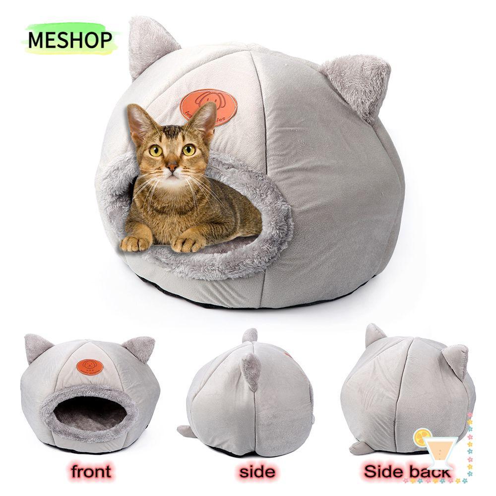 MESHOPTH Cat Beds Small Dog Pad Winter Warm Soft Puppy House