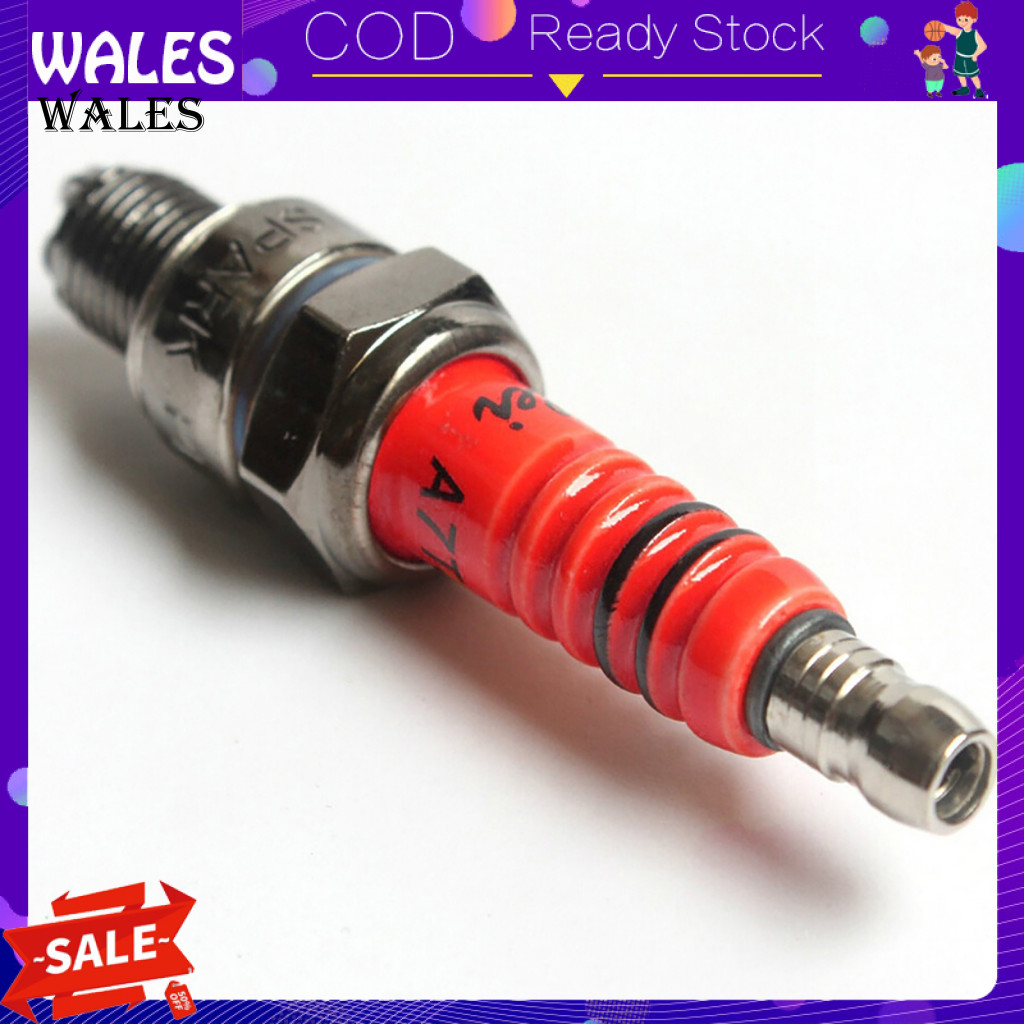 <wales> 1Pc Spark Plug A7TC A7TJC 3 Electrode GY6 50cc-125cc Moped Scooter ATV Quads