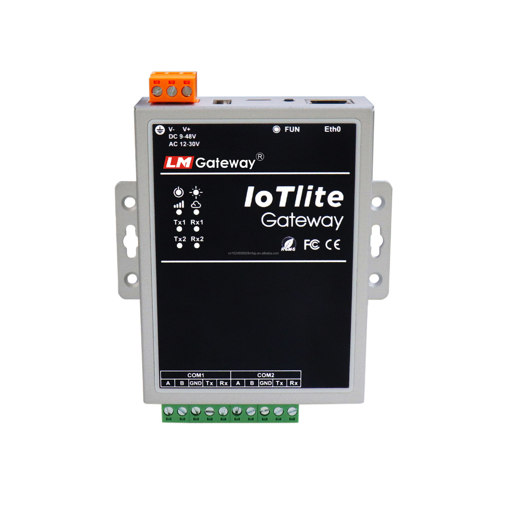 คุณภาพสูง LM Gateway 201 IoT-Lite เกตเวย์ IoT อุตสาหกรรม RS-485 Ethernet WiFi Modbus BACnet OPC UA I