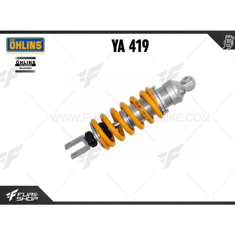 โช๊คแต่ง โช๊คหลัง OHLINS Sweden YA 419 ยามาฮ่า YAMAHA MT-07, XSR700 2014-2022