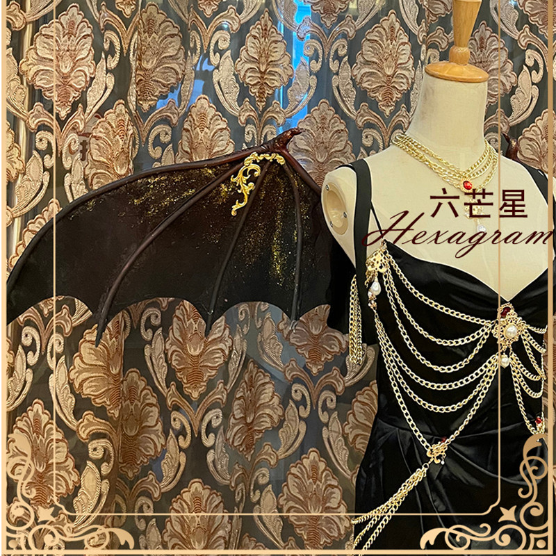 ชุดแฮโลวีน handmade สไตล์ Gothic Lolita ธีมแวมไพร์