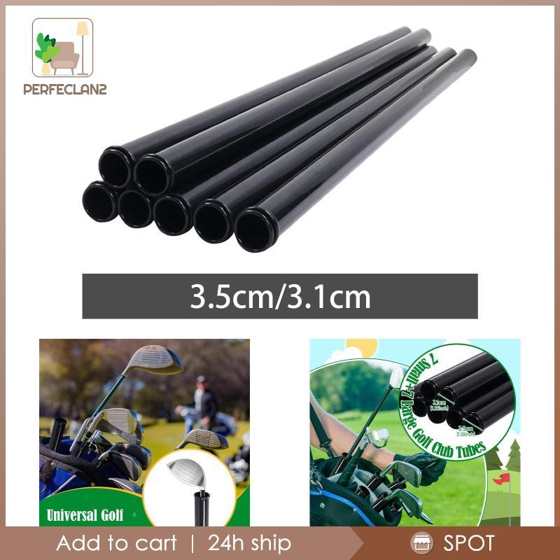 [Perfeclan2] 7 ชิ้น Golf Club Tube Club Holder อุปกรณ์พกพา ความยาว 86.5 ซม. ฝาครอบสระว่ายน้ํากอล์ฟสํ