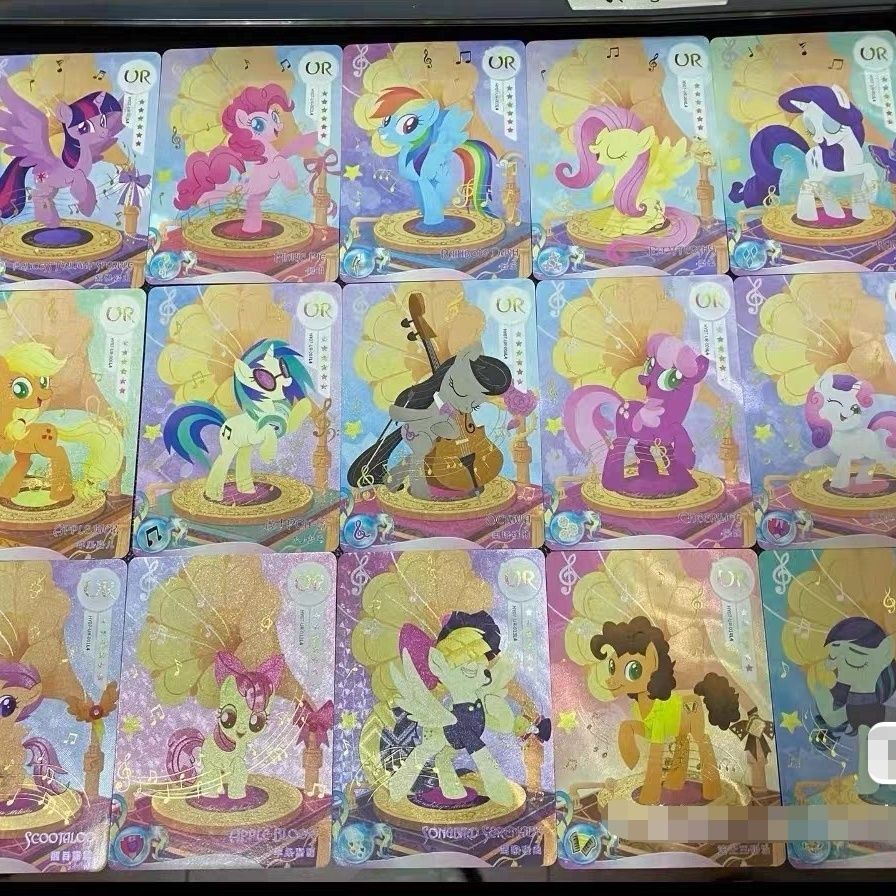 Huiyue 7-Bomb UR ครบชุด 15 แผ่น Pony Beach Soft Rare สีม่วง Yueyunbao Apple Jiaer