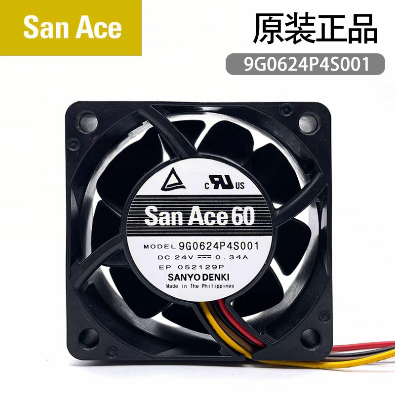 [Radiator] Sanyo SanAce60 9G0624P4HD001/S001 24V0.25/0.34A พัดลมระบายความร้อนโปรเจคเตอร์