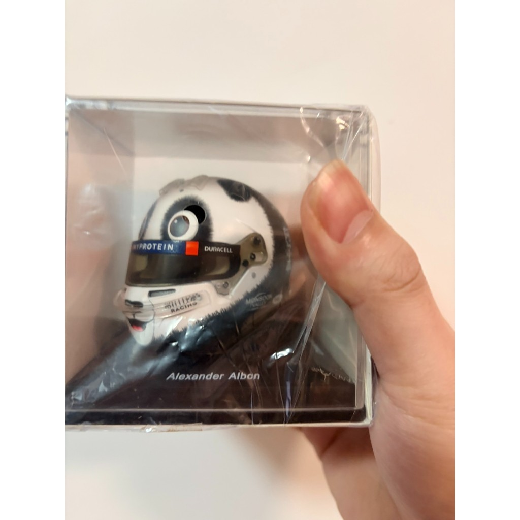 [คลังสินค้าพร้อม] 2024 ของแท้ F1 Racing เครื่องประดับ Williams Arben China Station หมวกกันน็อค 1: 5 