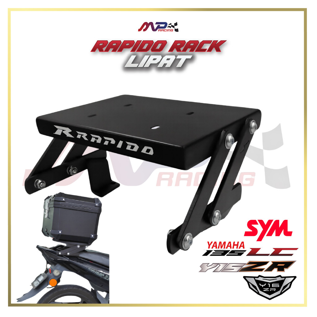 Rapido Rack Lipat Y15,LC V2-V7,LCV8,Lcfi,Y16,Sym V3i