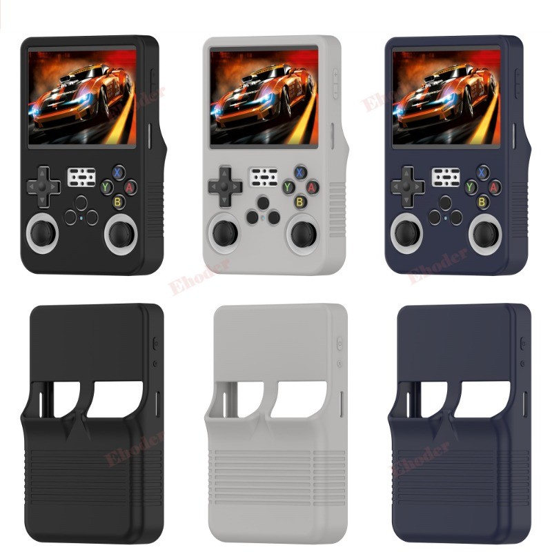 สําหรับ Anbernic R36S R36 Max Soft ซิลิโคนป้องกันกรณี Anti-Slip กันกระแทกฝาครอบป้องกันสําหรับ R36 S 