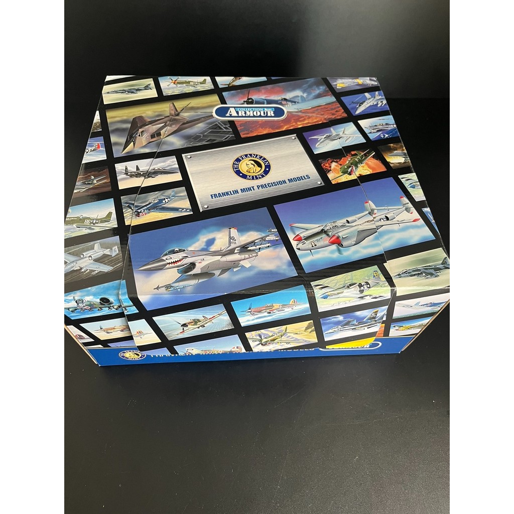 FRANKLIN 1/48 ARM Series F6F-5 Hellcat Blue Angel Fighter Alloy รุ่น FRANKLIN MINT F6F-5 US Navy Pai