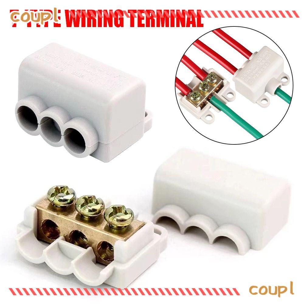COUPL T-type สายไฟ Terminal ไฟฟ้าทั่วไป Connector Splitter สายไฟสายไฟกล่องแยกล็อค Quick Crimp Quick 