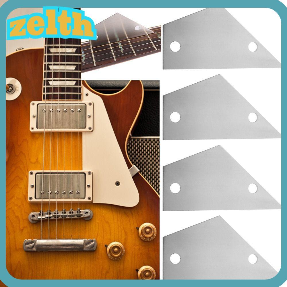 ZELTH Fret Leveling Tool 9.8*0.25*5 ซม. Fret Rocker ไม้บรรทัดคอกีตาร์สแตนเลส