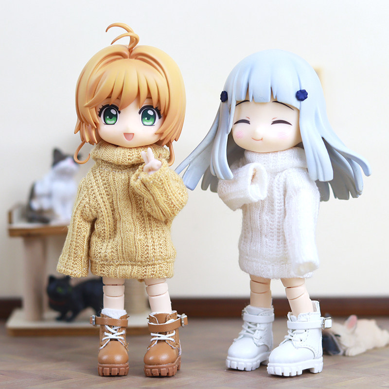 Ob11 เสื้อผ้าคอเต่า fit molly Nendoroid GSC YMY obitsu11 1/12 BJD BODY9 DDF ufdoll babybell 2.0