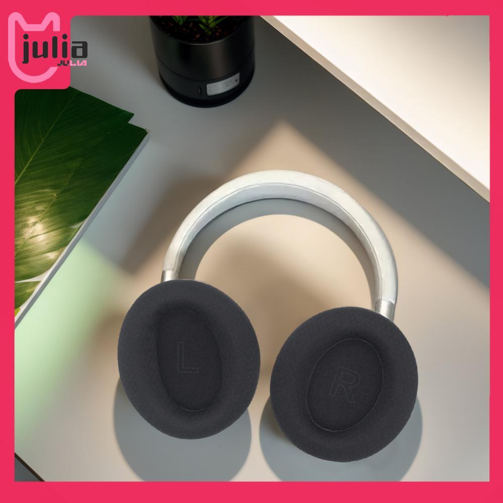 แผ่นรองหูฟังเปลี่ยนผ้าตาข่ายแผ่นรองหูฟังแผ่นรองหูฟังแผ่นรองหูฟังชุดหูฟังสําหรับ Anker Soundcore Life