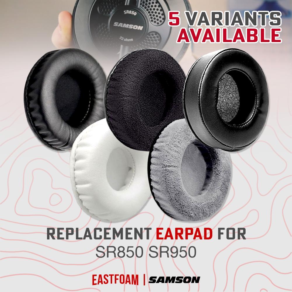 เบาะรองหู Earpad Earcup แผ่นโฟม Samson SR850 SR950 SR 850 950 SR-850 SR-950 แผ่นโฟม