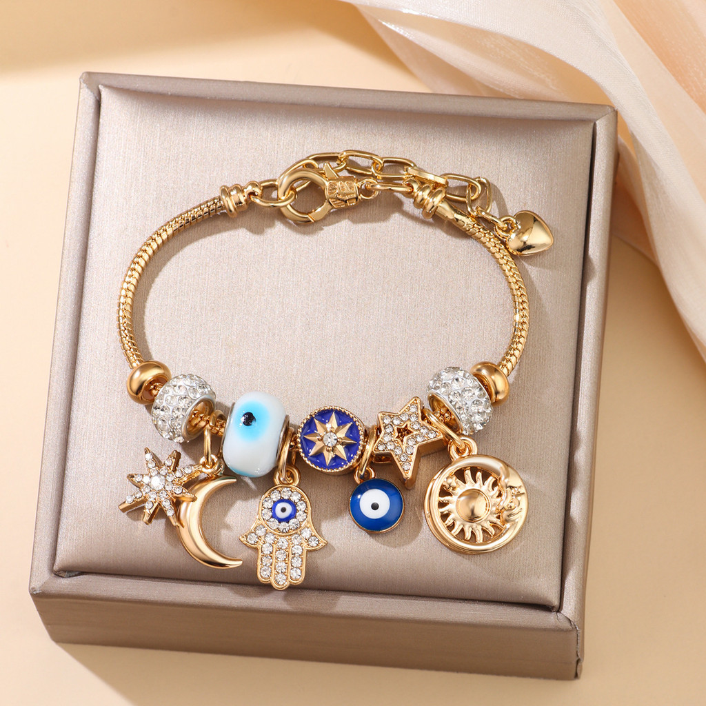 สร้อยข้อมือผู้หญิงหรูหรา สไตล์.Multi-Element DIY สร้อยข้อมือสำหรับแฟชันทันสมัย
