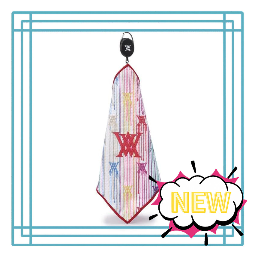 ANEW GOLF Golf Towel RAINBOW REEL TOWEL MULTI F AGEUUAC01MU
