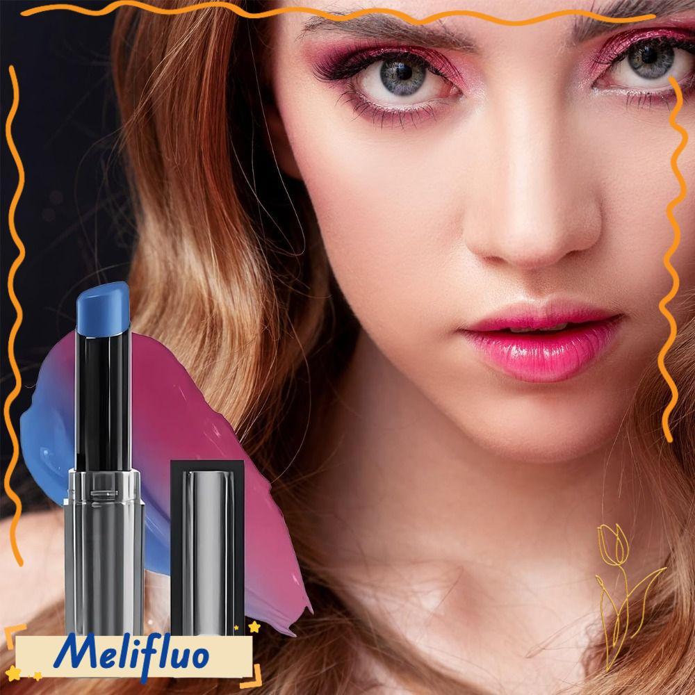 MELIFLUO Ph Changing Lipstick, PH Adjusting Lip Moisturizing Cheek Tint, Elegant Long Lasting Magic 