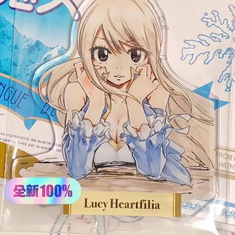 Standee อะนิเมะ Fairy Tail Mica ตัวเลข Lucy Heartfilia Mavis Vermilion โต๊ะเรียนตกแต่งของเล่นของขวัญที่สวยงาม