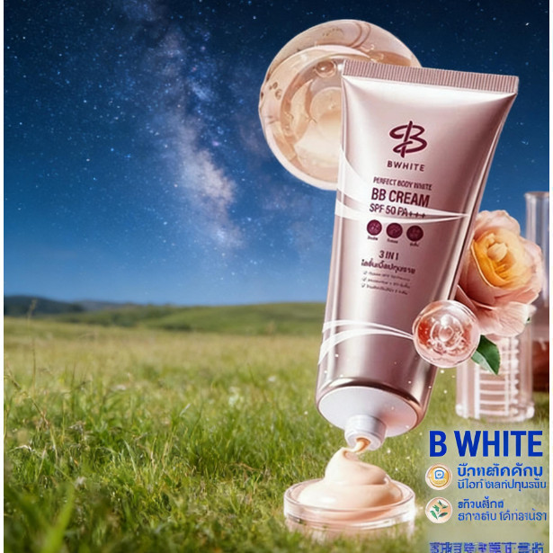 [On Sale]  BWHITE 3 IN 1 skin tone-enhancing sunscreen – lightweight texture, leaves no white marks.
