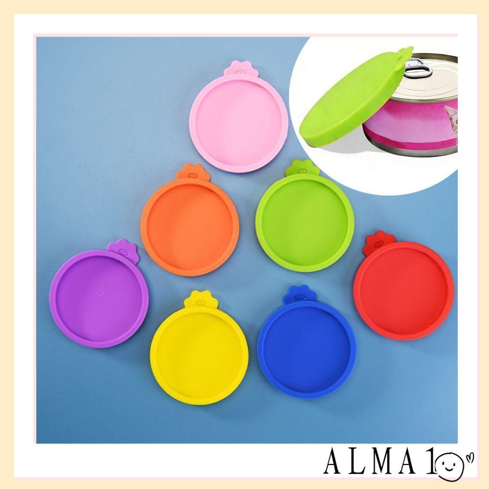 ALMA Pet Can Covers Box Cover Keep Fresh Pet Supplies Food Tin Cover