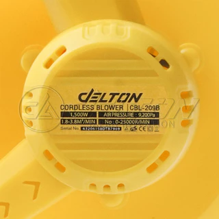DELTON เครื่องเป่าลมไร้สาย 2-in-1 (เป่าลม-ดูดฝุ่น) รุ่น CBL-209B ใช้งานร่วมกับแบตเตอรี่ เดลตัน UltraFlex และ TURBO FORCE