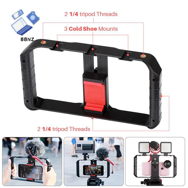 [BBNZ] Ulanzi U Rig Pro สมาร์ทโฟน Video Rig, Video Recording โทรศัพท์มือถือ Stabilizer ที่วางขาตั้งก