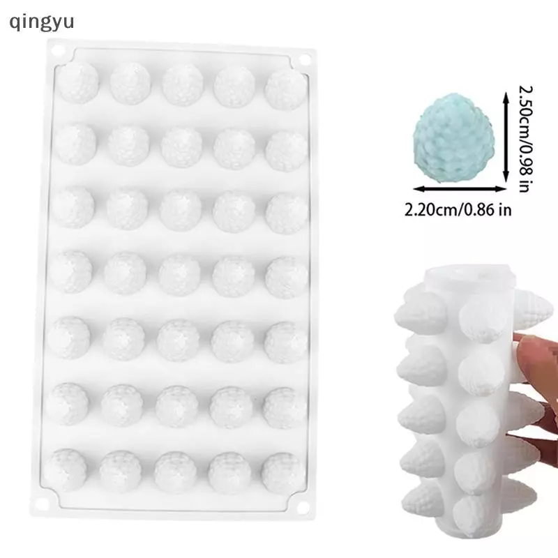 [qingyu] 3D Raspberry ผลไม้ไอศกรีมแม่พิมพ์ซิลิโคน DIY พุดดิ้งช็อคโกแลตมูส Mould เค้กขนมเครื่องมือตกแต่ง Pastry Baking Pan สต็อกใหม่