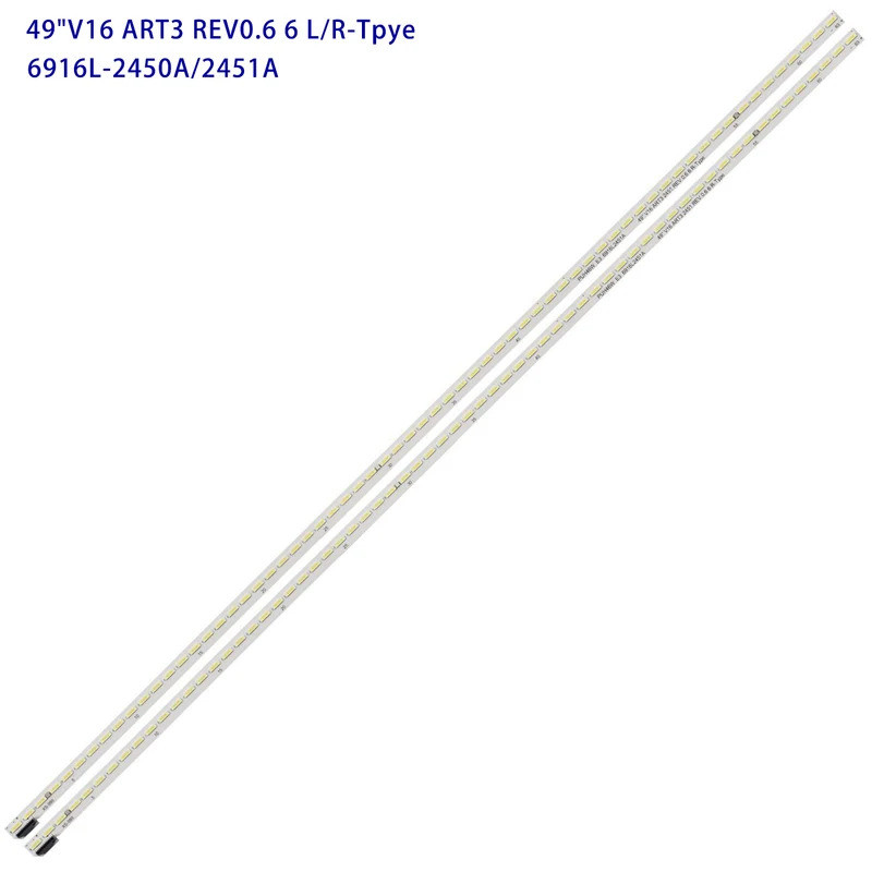 LED backlight สําหรับ 49UH770V 49UH7700 49 "V16 ART3 REV0.6 6 L/R-Tpye 6916L2450A 6916L2451A 6922L-0