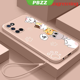 PBZZ เคสซิลิโคนนิ่ม ลายการ์ตูนแมว กันกระแทก สําหรับ OPPO A52 OPPO A92 OPPO A74 5G YTDZMM02