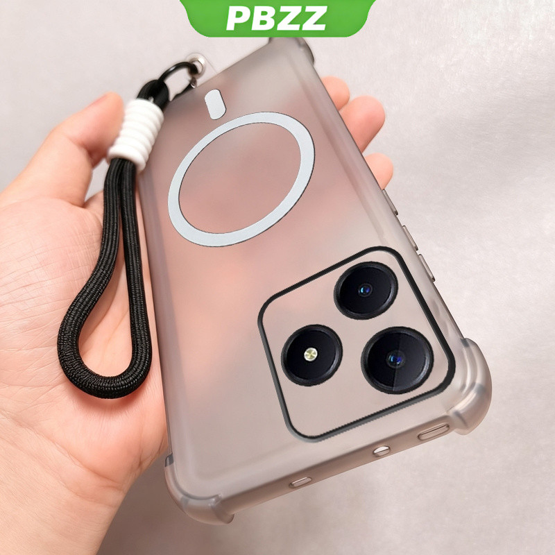 PBZZ เคสสําหรับRealme C63 c65 C53 C51 c61 4g REALME note 50 60 70 60xเคสโทรศัพท์Softcaseซิลิโคนกันกระแทกใหม่ออกแบบความงามสี่มุมFrosted Semiโปร่งใสBWDTSBS01 – โปรปัง
