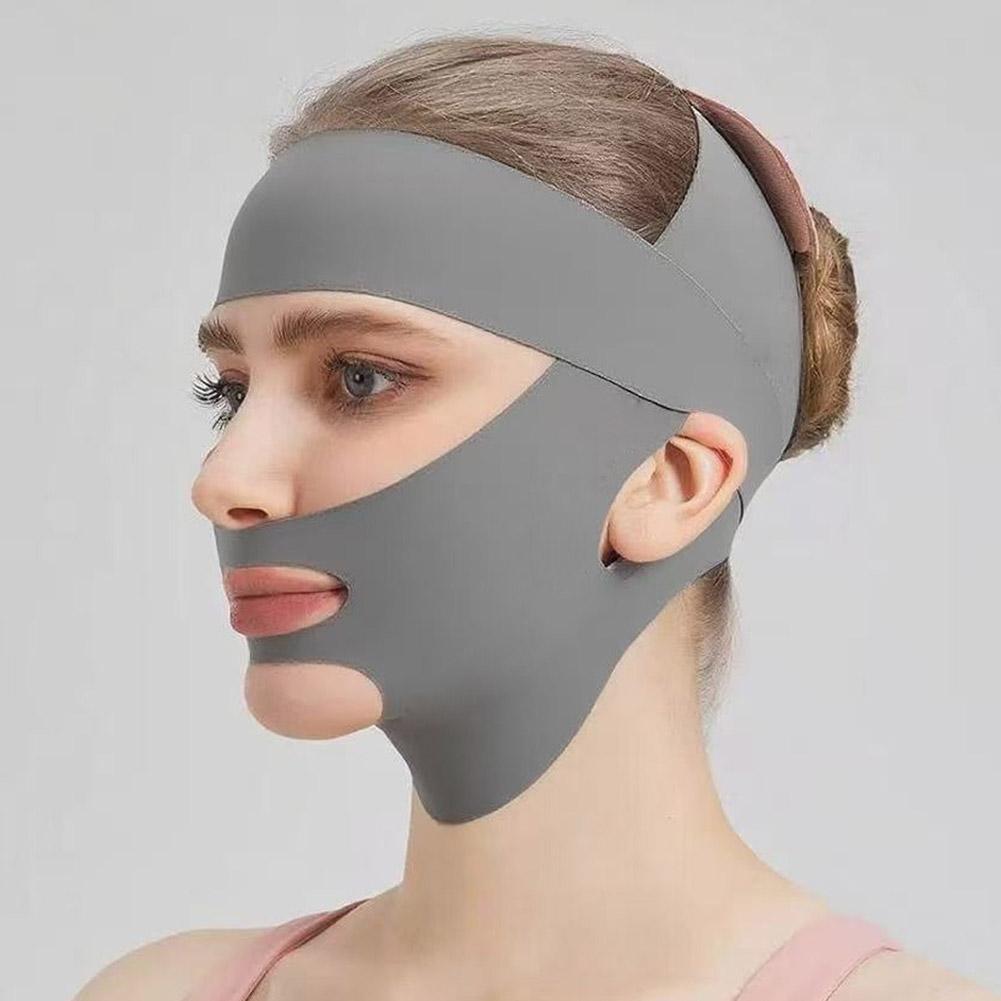 Breathable V Face Band Cheek Lift Up Face Mask Face Lifting รูปผิว Mask V เครื่องมือ Care U4d3