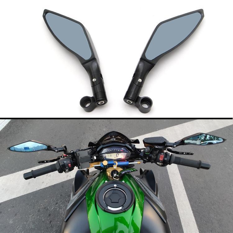 เหมาะสําหรับ Kawasaki Z900 ที่ไม่ซ้ํากัน Z1000/Z800 ดัดแปลง Z650 กระจกมองหลัง Z400 กระจกมองหลังสะท้อ
