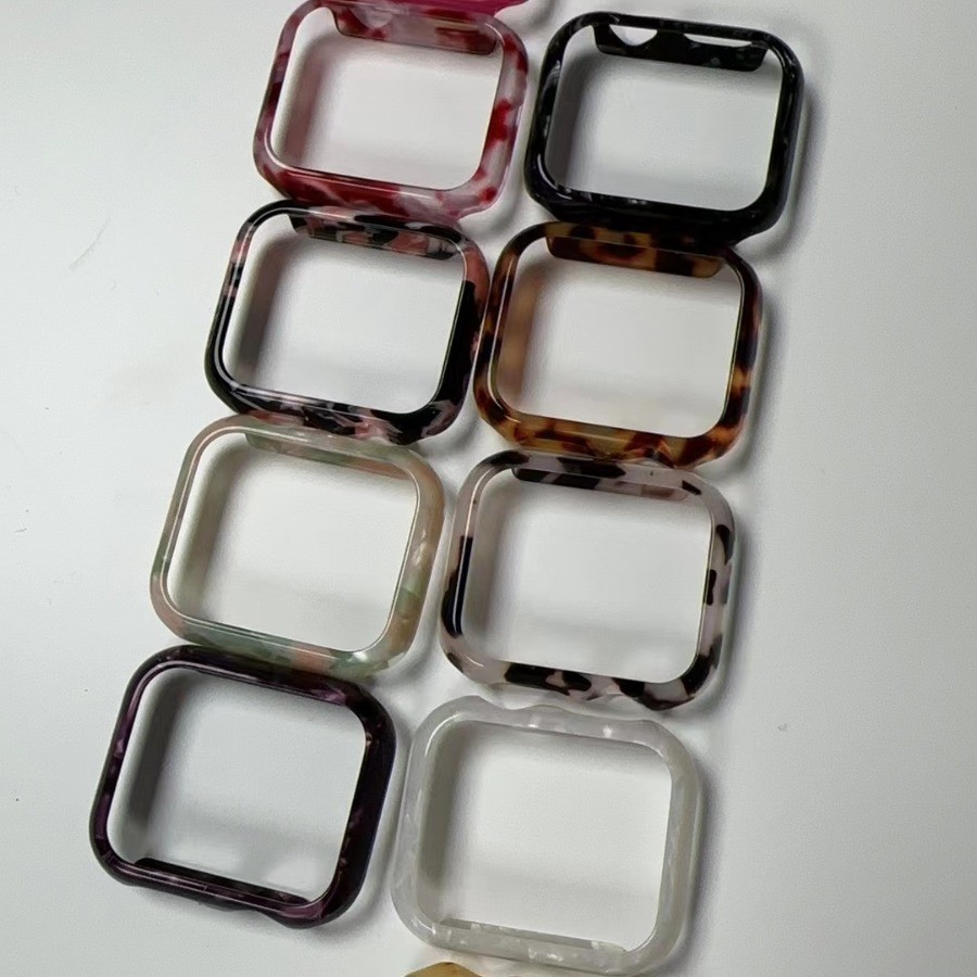 เคสป้องกันเรซิ่นเหมาะสําหรับ Apple iwatch11 รุ่น 10/987se ป้องกันการชนกันของกันรอยขีดข่วน