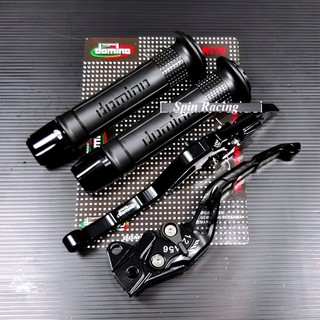 Paket 3in1 Handgrip Sisik + Jalu stang cnc + handle stelan cnc Mio Vario Beat RK king Vixion aerox PCX adv N-max Mio j Vario 150 Tiger ninja 250