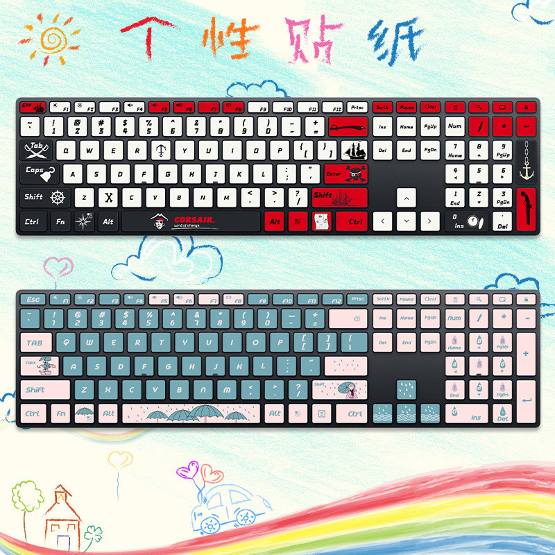 เหมาะสําหรับ All-in-One CD30CD31CD32CD33K150B515 สติกเกอร์คีย์บอร์ดสติกเกอร์ปุ่ม 3.17