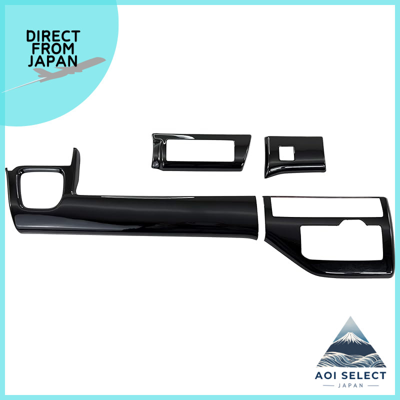 BRIGHTZ Stepwgn RK1 RK2 Dashboard Panel Cover 4PC Piano Black [INT-MID-091] RK K1 K2 1 2