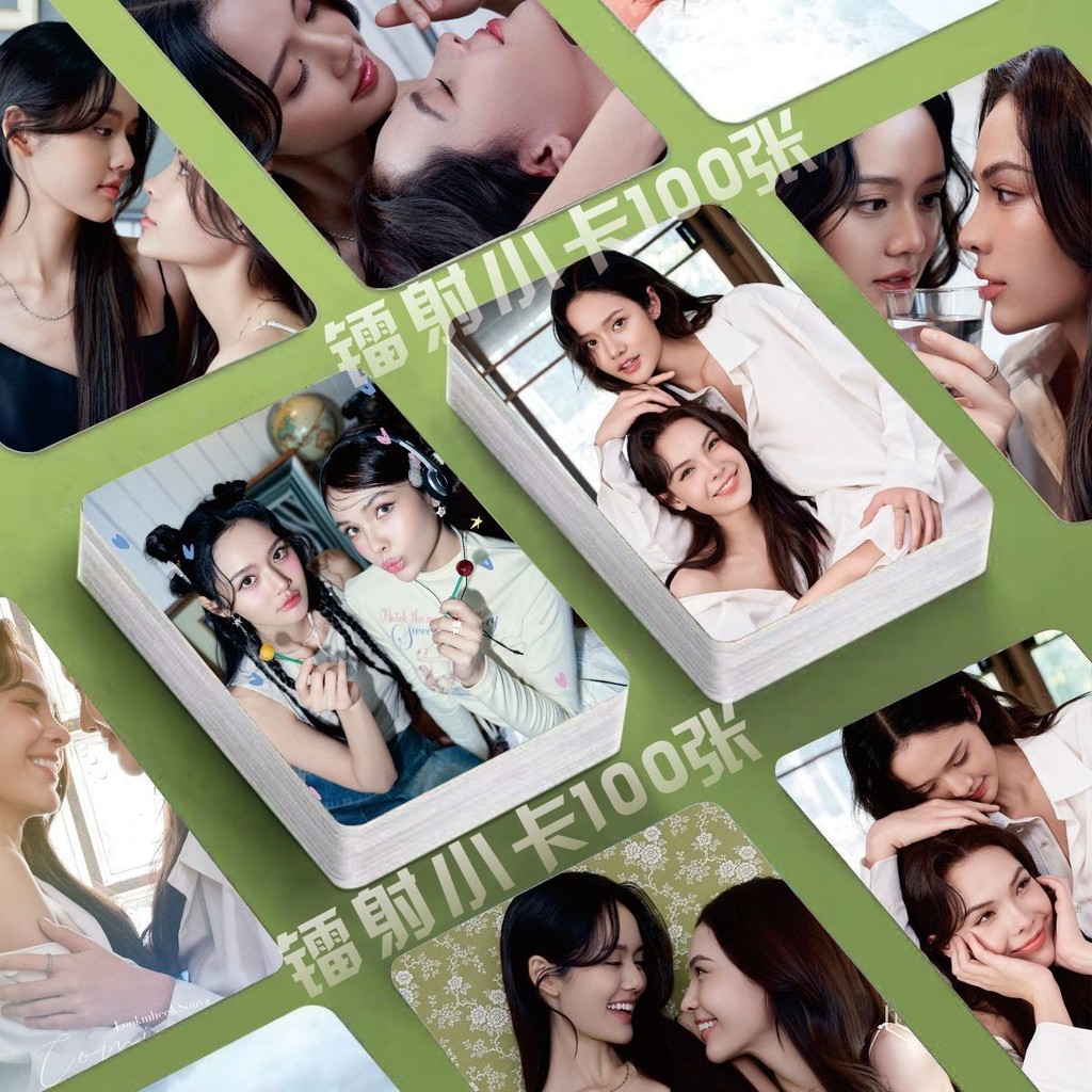LMSY บัตรภาพเลเซอร์ดาวไทย 100 แผ่น LookmheeSonya LookmheeSonya การ์ดลามิเนตมุมกลม 10 ซม. diyyq26.3.1