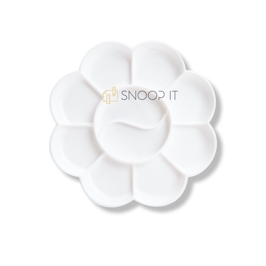 V-Tec VT-RD 135 Plastic Painting Pallet / Vtec Flower Plastic Pallet / Round Painting Pallet - UNIT 